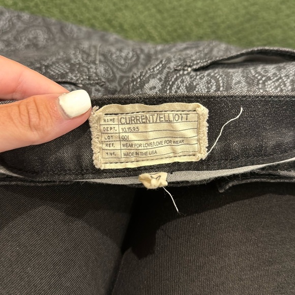 Current/Elliot black and gray Antique Size 31 jeans host pick - Picture 5 of 14